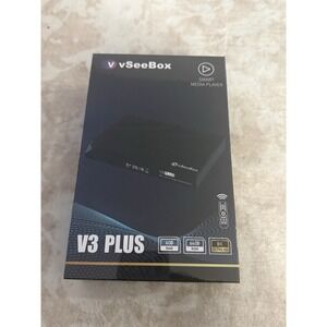 vSeeBox V3 Plus Android TV Box | 64GB | Voice Remote | 4K UHD | SEALED Fast Ship